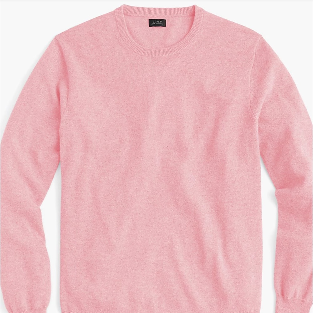 Everyday Cashmere Gray Heathered Knit Fitted Crewneck Sweater Size Large